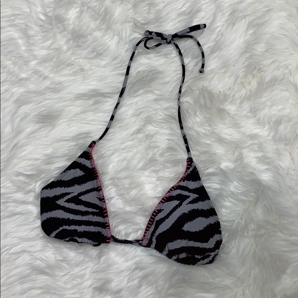 Xhilaration || Animal Print Bikini Top